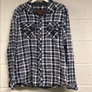 Men’s Rock Revival Button Down